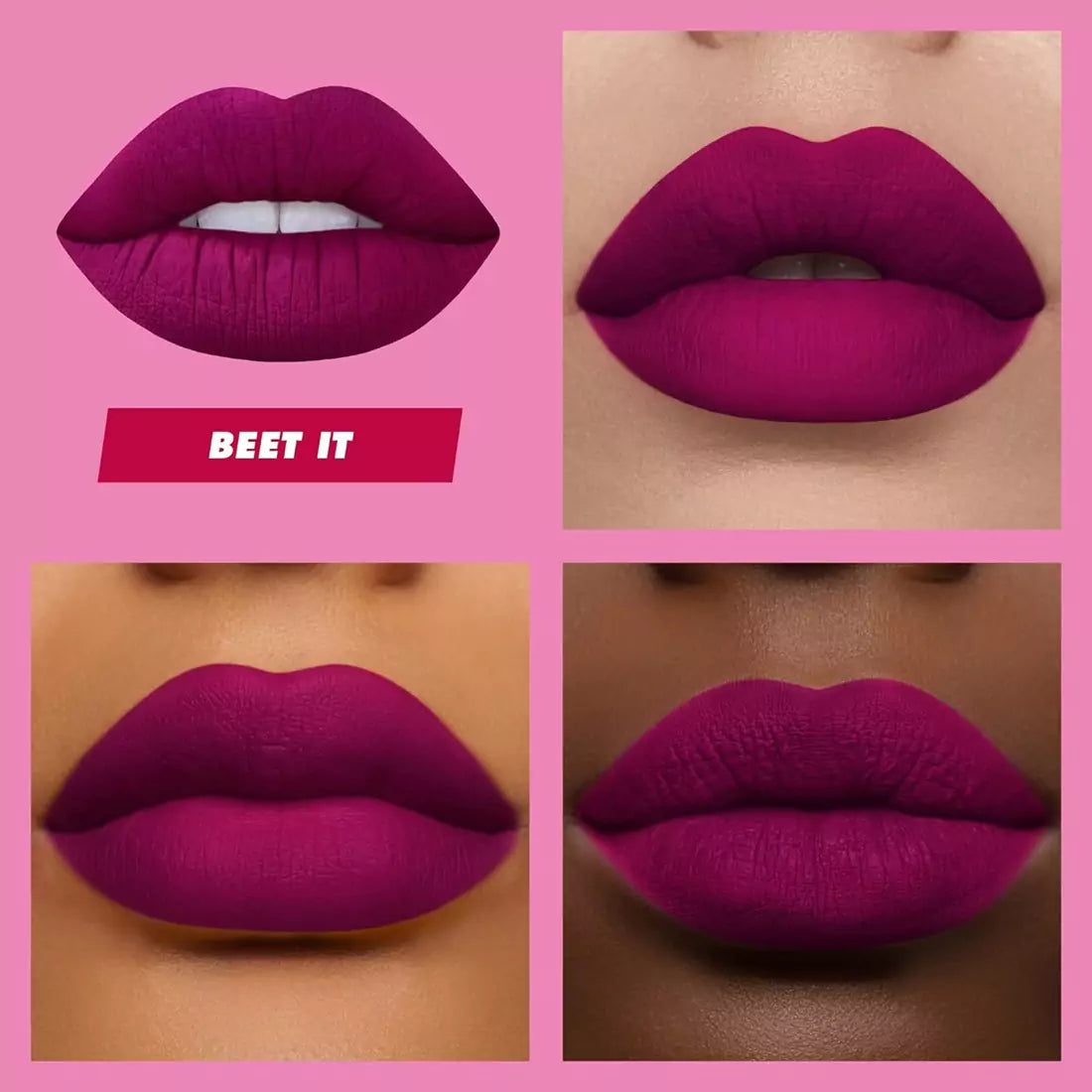Ibora Matte Liquid Lipstick Rich Pigment Smooth Finish Long Lasting Hydrating & Lightweight Lipstick Perfect Matte Finish for Any Look 4.5 ml