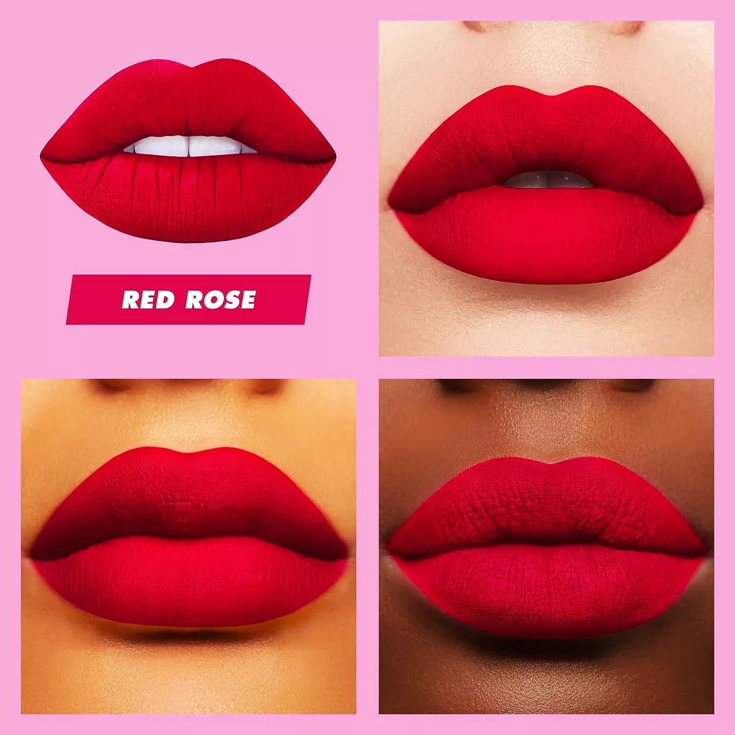 Ibora Matte Liquid Lipstick Rich Pigment Smooth Finish Long Lasting Hydrating & Lightweight Lipstick Perfect Matte Finish for Any Look 4.5 ml