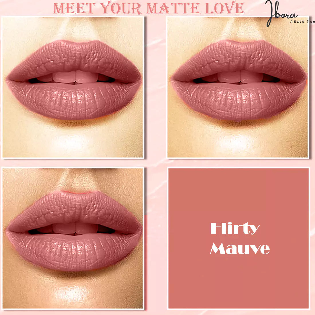 Ibora Matte Liquid Lipstick Rich Pigment Smooth Finish Long Lasting Hydrating & Lightweight Lipstick Perfect Matte Finish for Any Look 4.5 ml