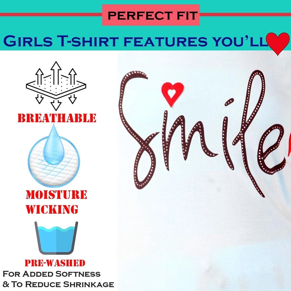 Toddlers,And Girls'Short-Sleeve Crew Neck Soft Graphic Print Tunic Tee Shirts Fashion Tops_Blue