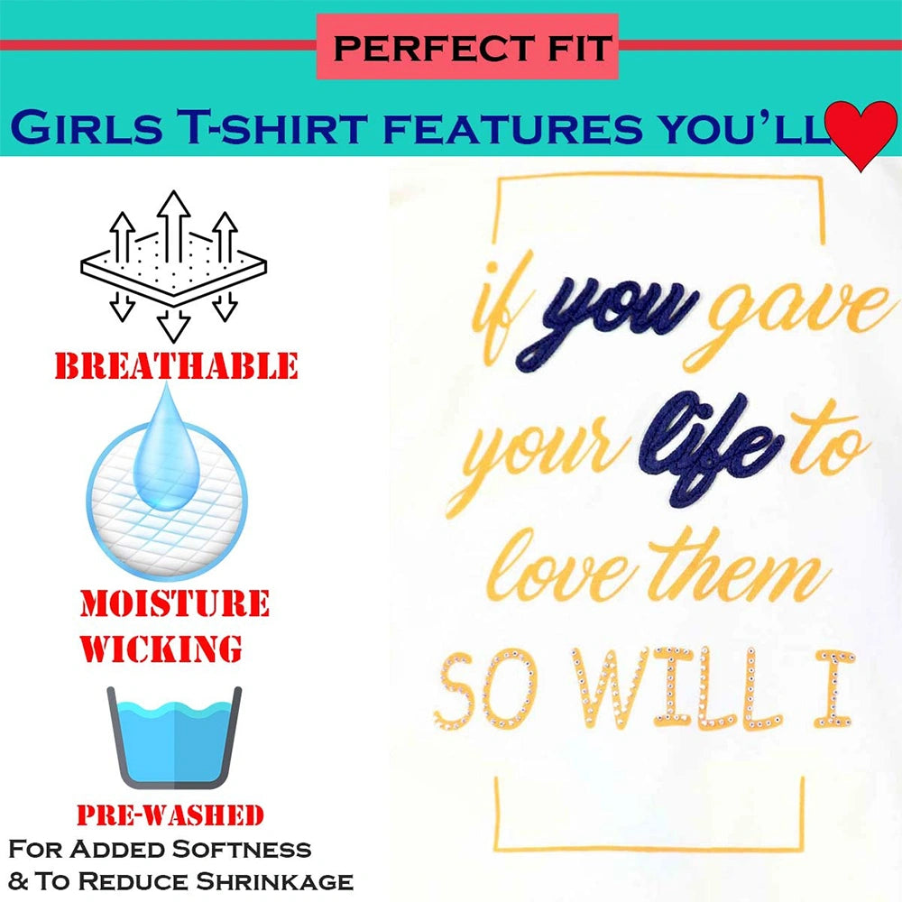Toddlers,And Girls'Short-Sleeve Crew Neck Soft Graphic Print Tunic Tee Shirts Fashion Tops_Yellow