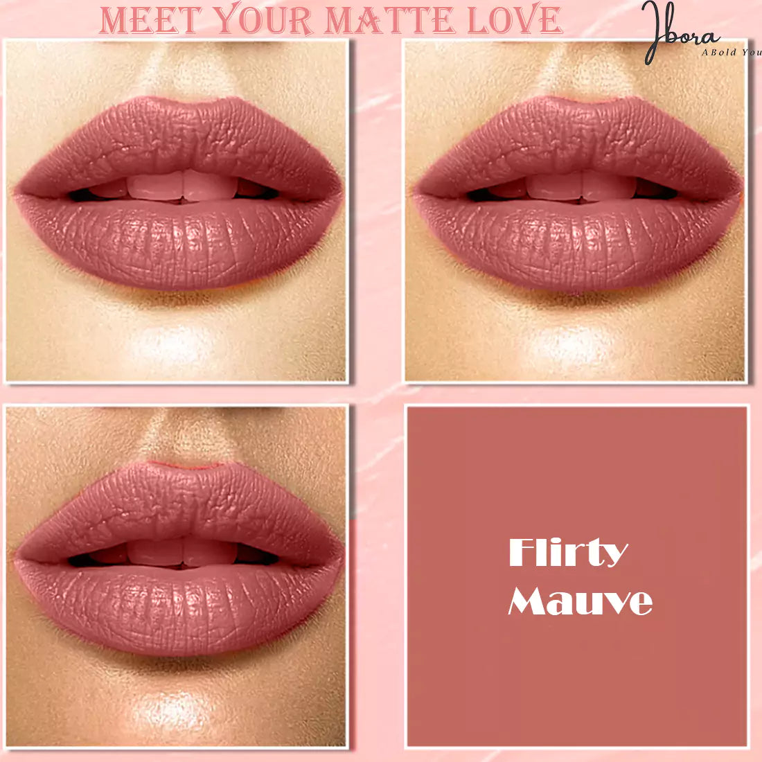 Ibora Matte Liquid Lipstick Rich Pigment Smooth Finish Long Lasting Hydrating & Lightweight Lipstick Perfect Matte Finish for Any Look 4.5 ml