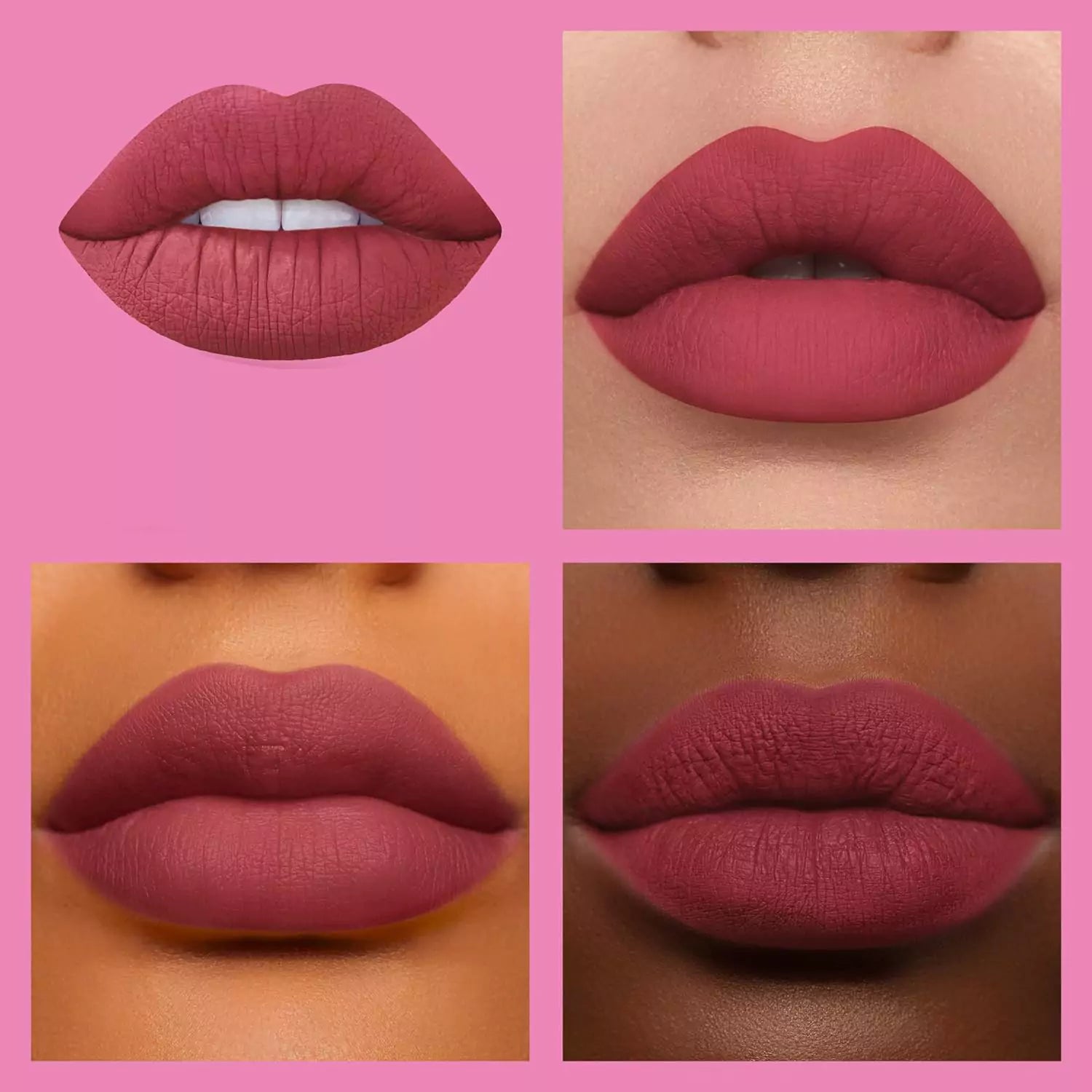 Ibora Matte Liquid Lipstick Rich Pigment Smooth Finish Long Lasting Hydrating & Lightweight Lipstick Perfect Matte Finish for Any Look 4.5 ml