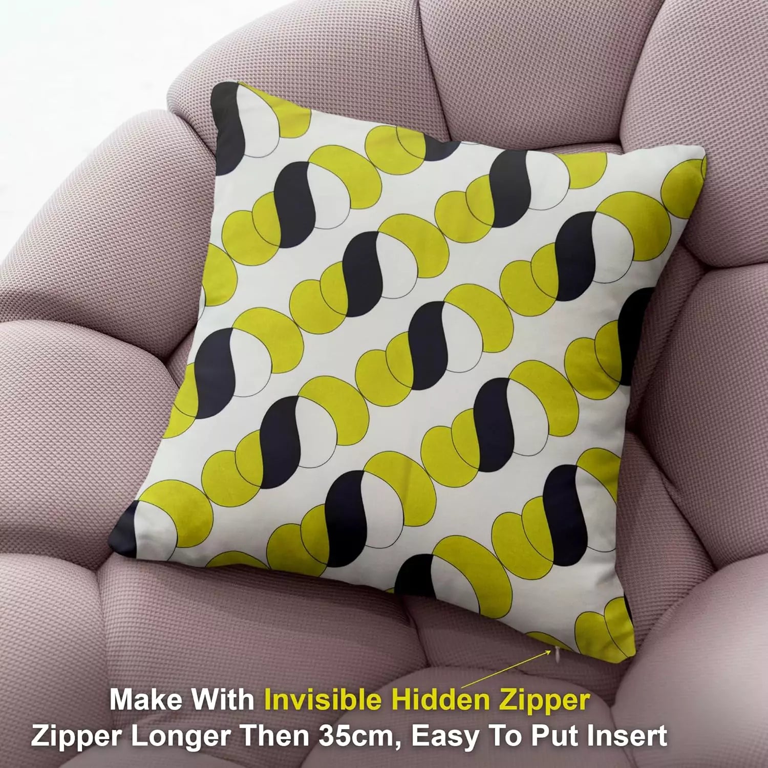 Heavy Cotton Printed Throw Pillow Cover, Classis Floral Anaglyph Cotton Fabric, Decorative Pillow Cover, Indoor/Outdoor Pillows Shell, Cushion Cover_16x16 Inch