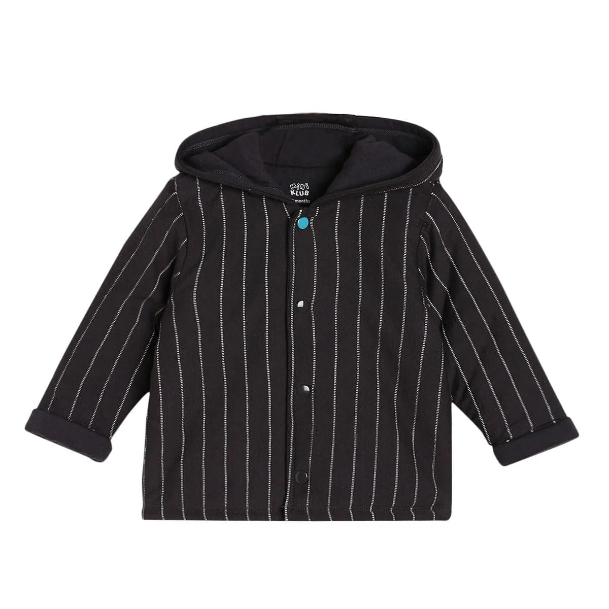 MINI KLUB Baby Boys Regular Fit Full Sleeve Jacket_Black