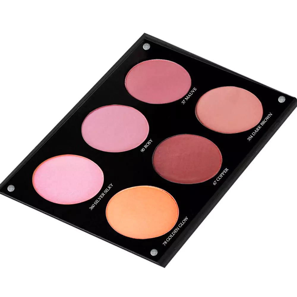 IBORA Bronzer Pallet Kit & Highlighting Powder - Cruelty Free & Paraben Free - 6 Shades for a Natural Glow
