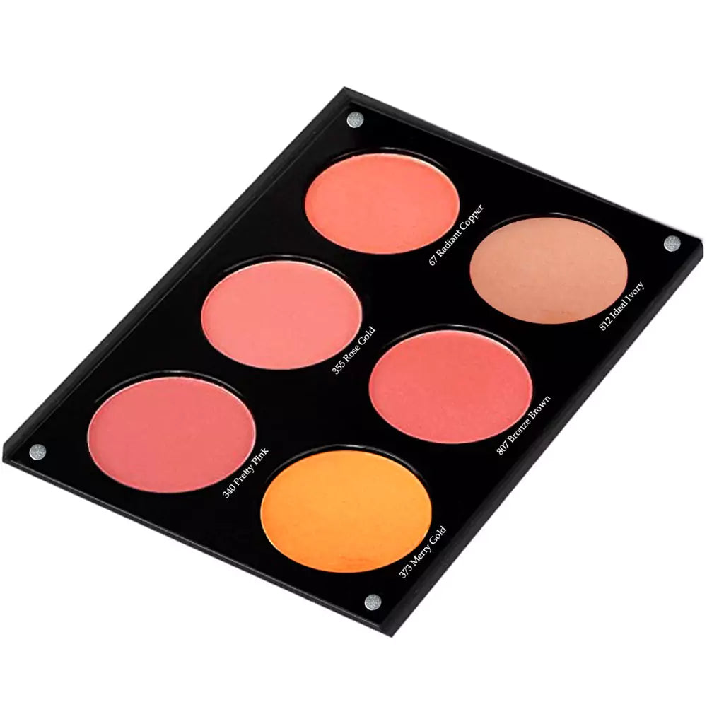 IBORA Colors Blush Palette Matte Mineral Blush Powder Bright Face Blush Highlighters Highly Pigmented Long Lasting Face Makeup Kit Professional Facial Beauty Cosmetic Makeup Blush.(36g)