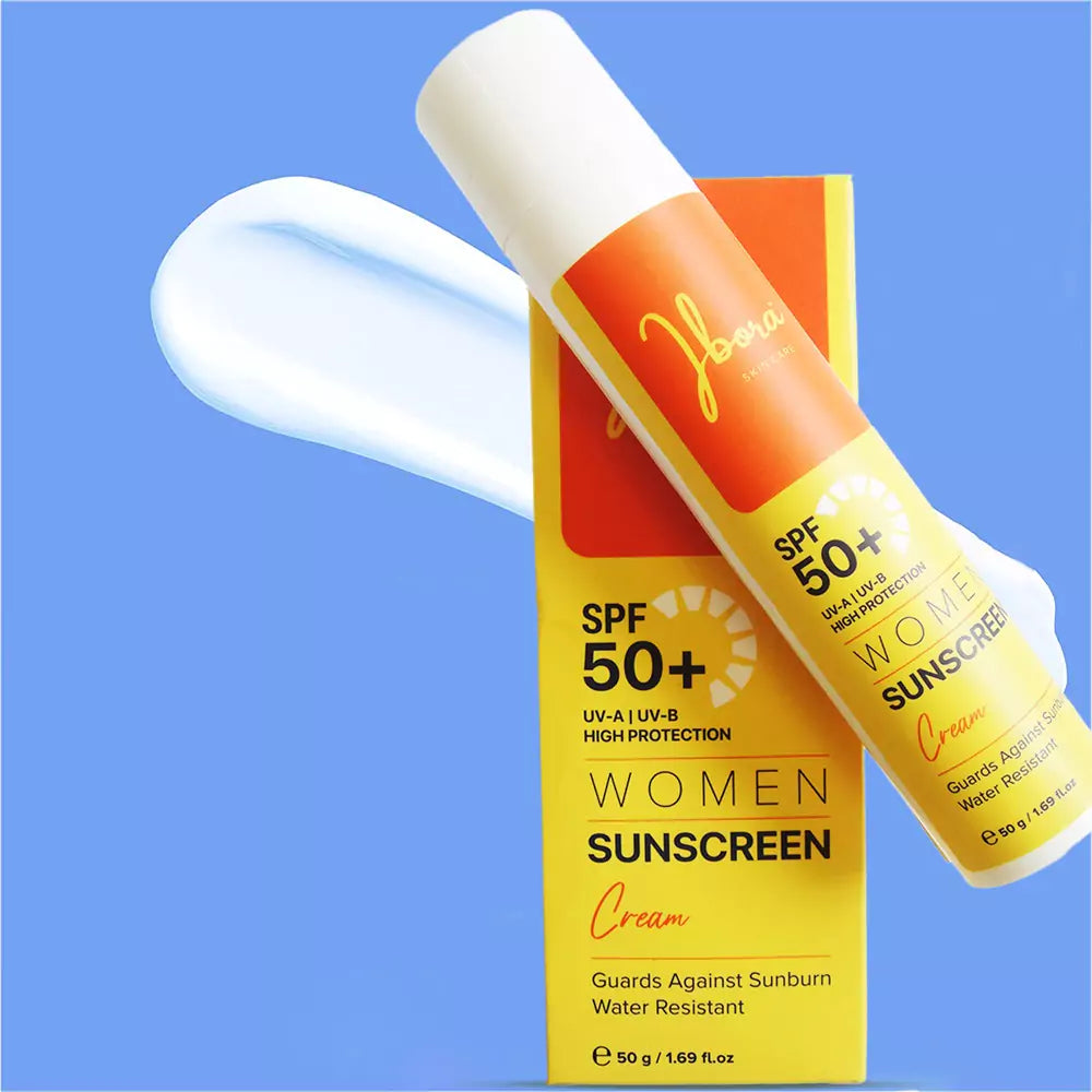 IBORA Women Face Sunscreen SPF 50+ Oil-Free Facial Sunscreen Lotion with Broad Spectrum UV-A/UV-B Sun Protection Sweat-Resistant & Water-Resistant 1.69 fl.oz