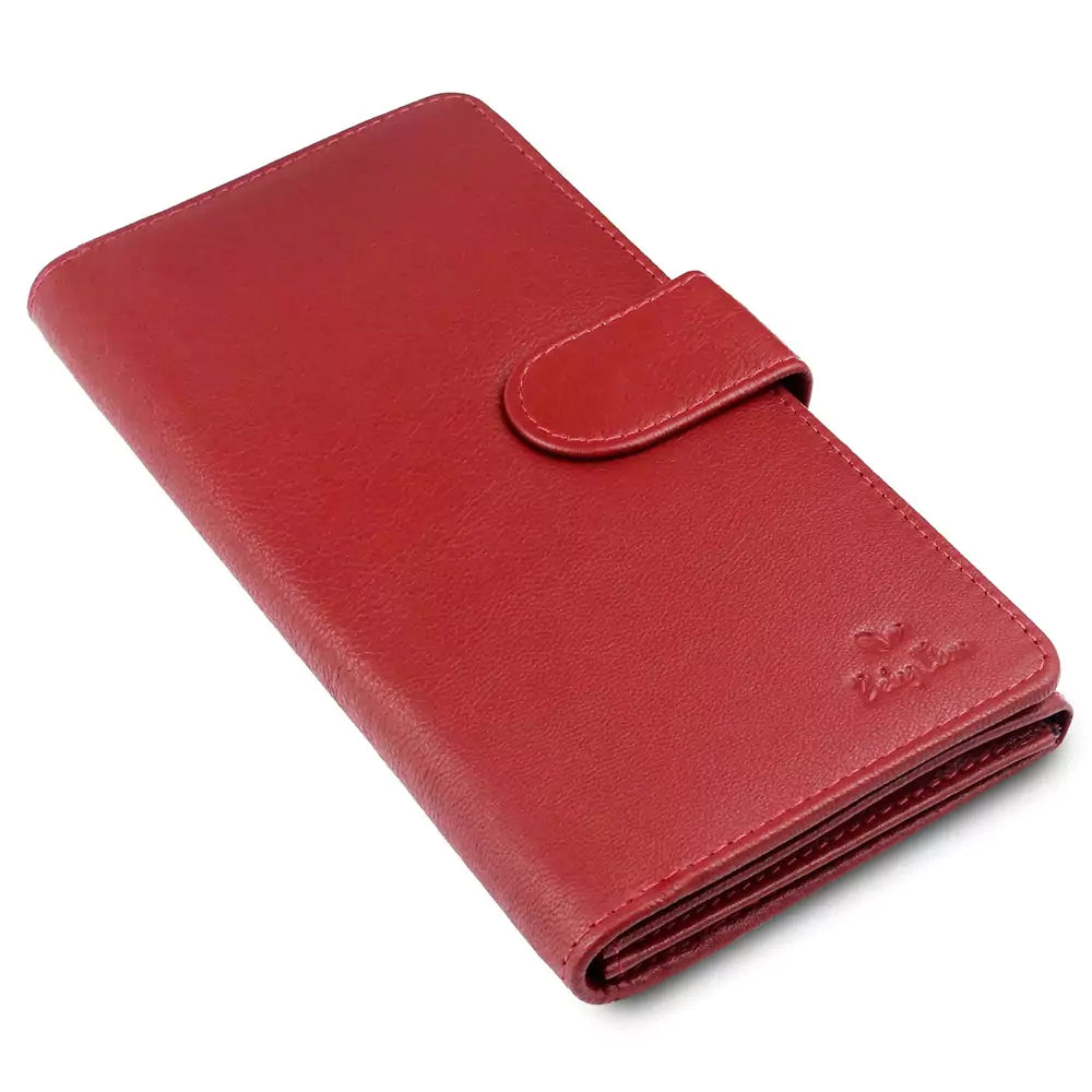 Women Handbag Stylish Women Convertible Clutch Purse Wallet RFID Blocking Trifold Card Holder Ladies Clutch With ID Window