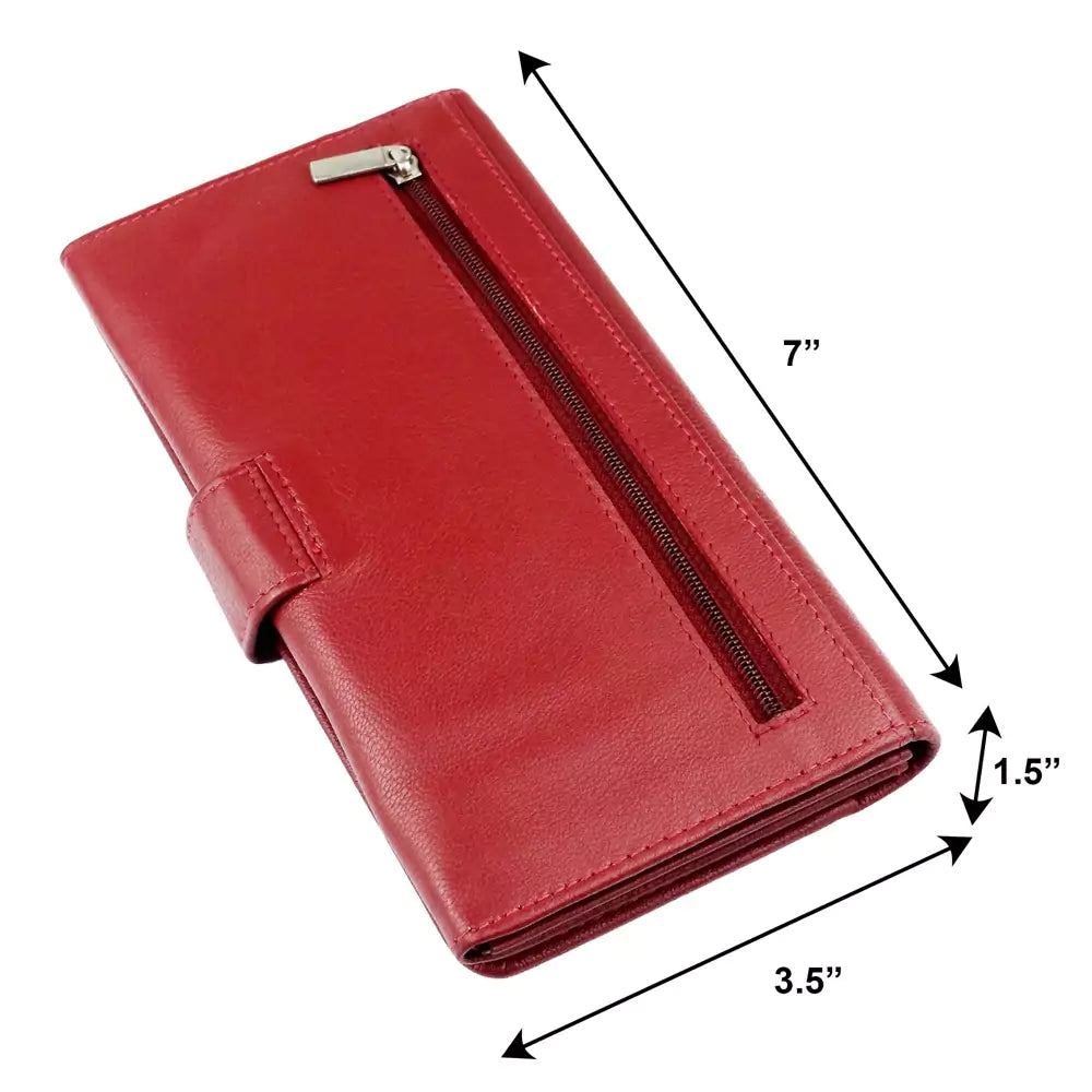 Women Handbag Stylish Women Convertible Clutch Purse Wallet RFID Blocking Trifold Card Holder Ladies Clutch With ID Window