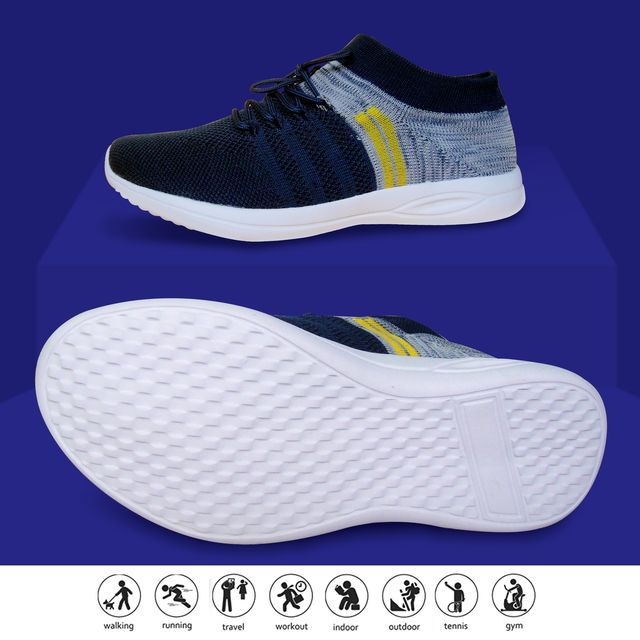 Men's Road Running Tennis Shoes Comfortable Walking Shoes Athletic Workout Gym Cross Trainer Sneakers