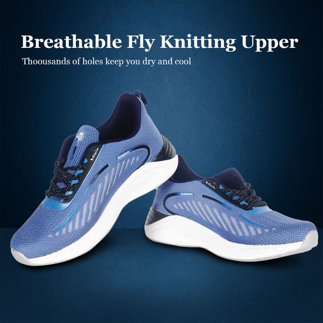 Men's Lightweight Quick Drying Aqua Water Shoes Athletic Sport Walking Shoes For Man_Blue