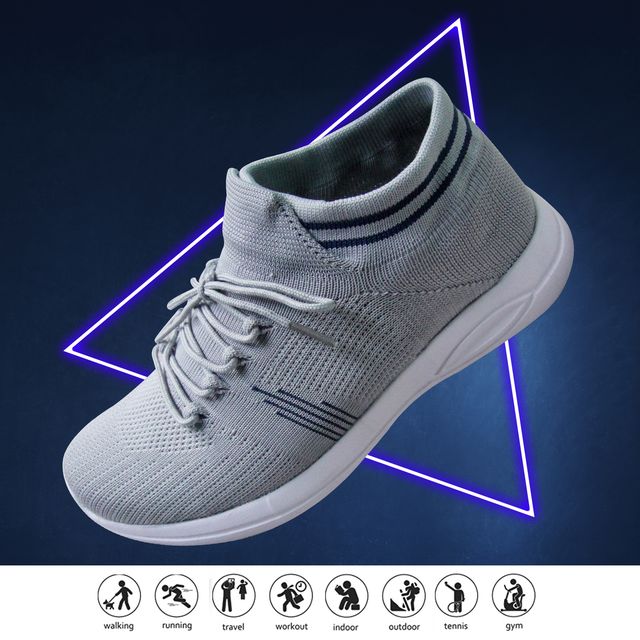 Men's Running Shoes Ultra Lightweight Breathable Walking Shoes Non Slip Athletic Fashion Sneakers Mesh Workout Casual Sports Shoes