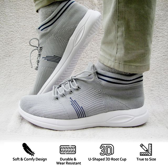 Men's Running Shoes Ultra Lightweight Breathable Walking Shoes Non Slip Athletic Fashion Sneakers Mesh Workout Casual Sports Shoes