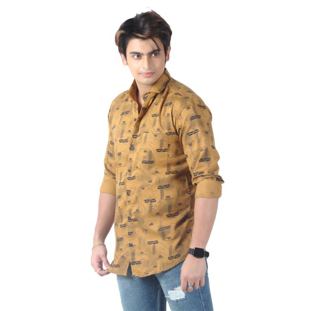 Men's Casual Summer Dress Shirts (Khaki)