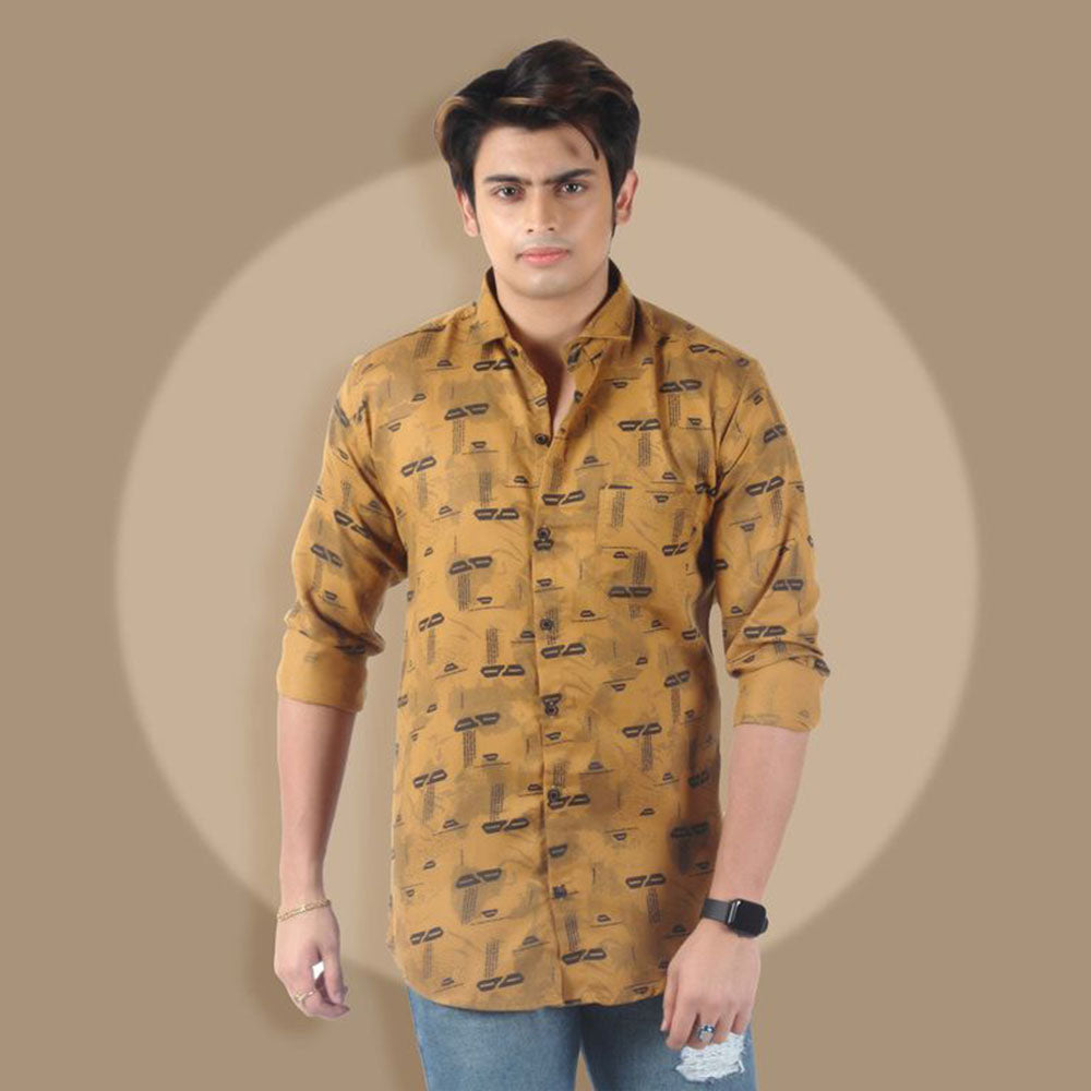 Men's Casual Summer Dress Shirts (Khaki)