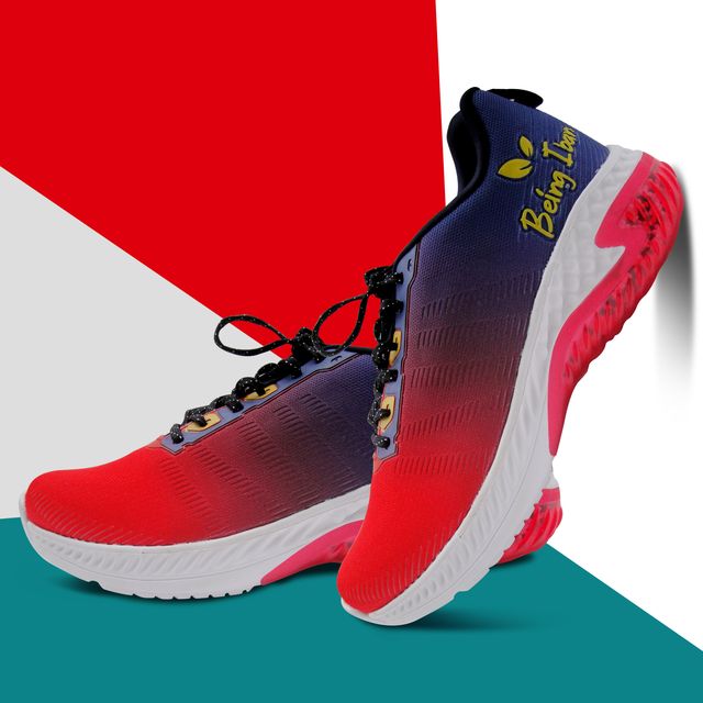 Mens Athletic Running Tennis Shoes Lightweight Sport Gym Jogging Walking Sneakers For Men-Red