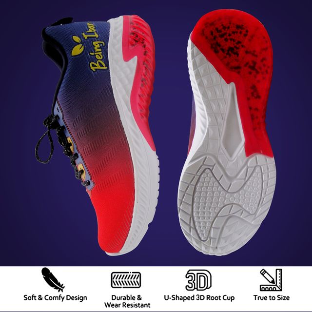Mens Athletic Running Tennis Shoes Lightweight Sport Gym Jogging Walking Sneakers For Men-Red