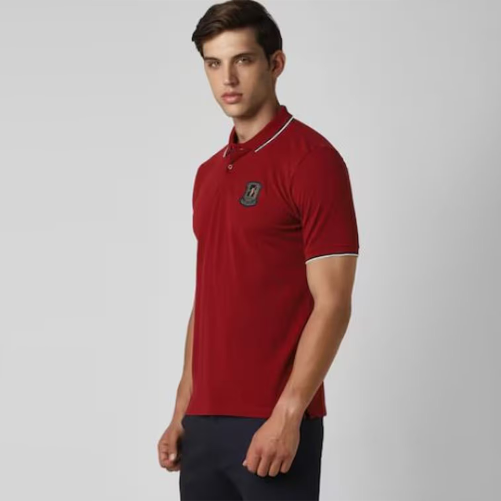 PETER ENGLAND PRINTED T-SHIRT(Maroon)