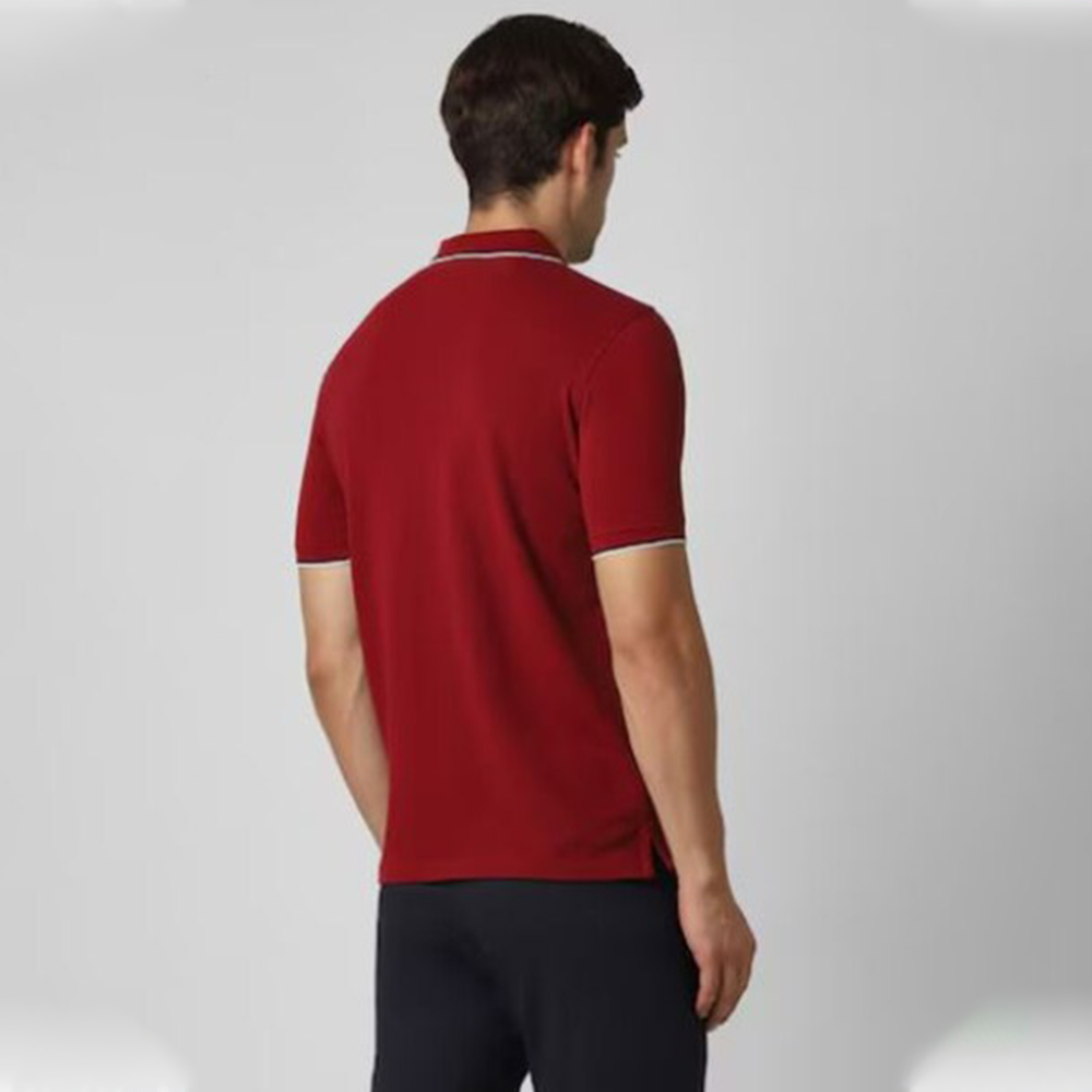 PETER ENGLAND PRINTED T-SHIRT(Maroon)