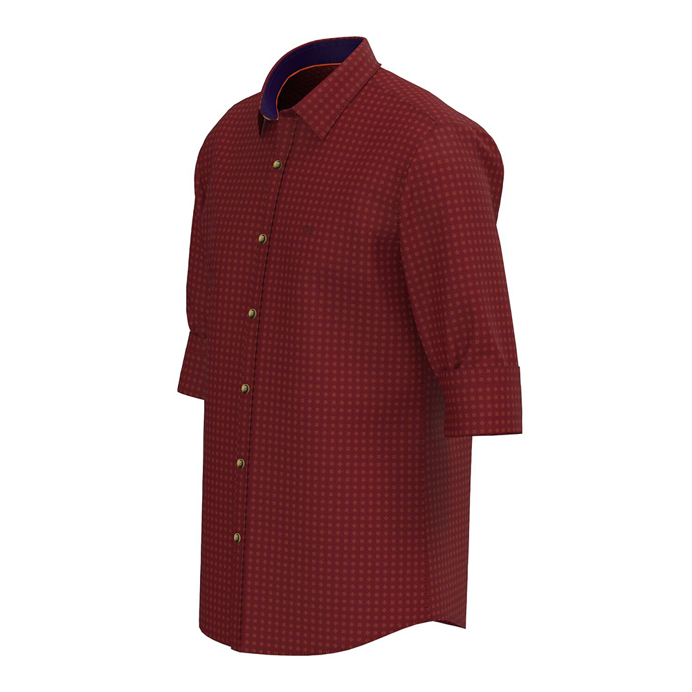 PETER ENGLAND FULLSHIRT(Red)