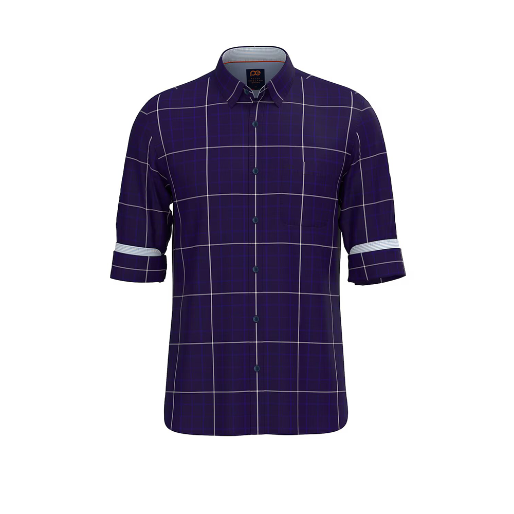 PETER ENGLAND FULLSHIRT(Navy)