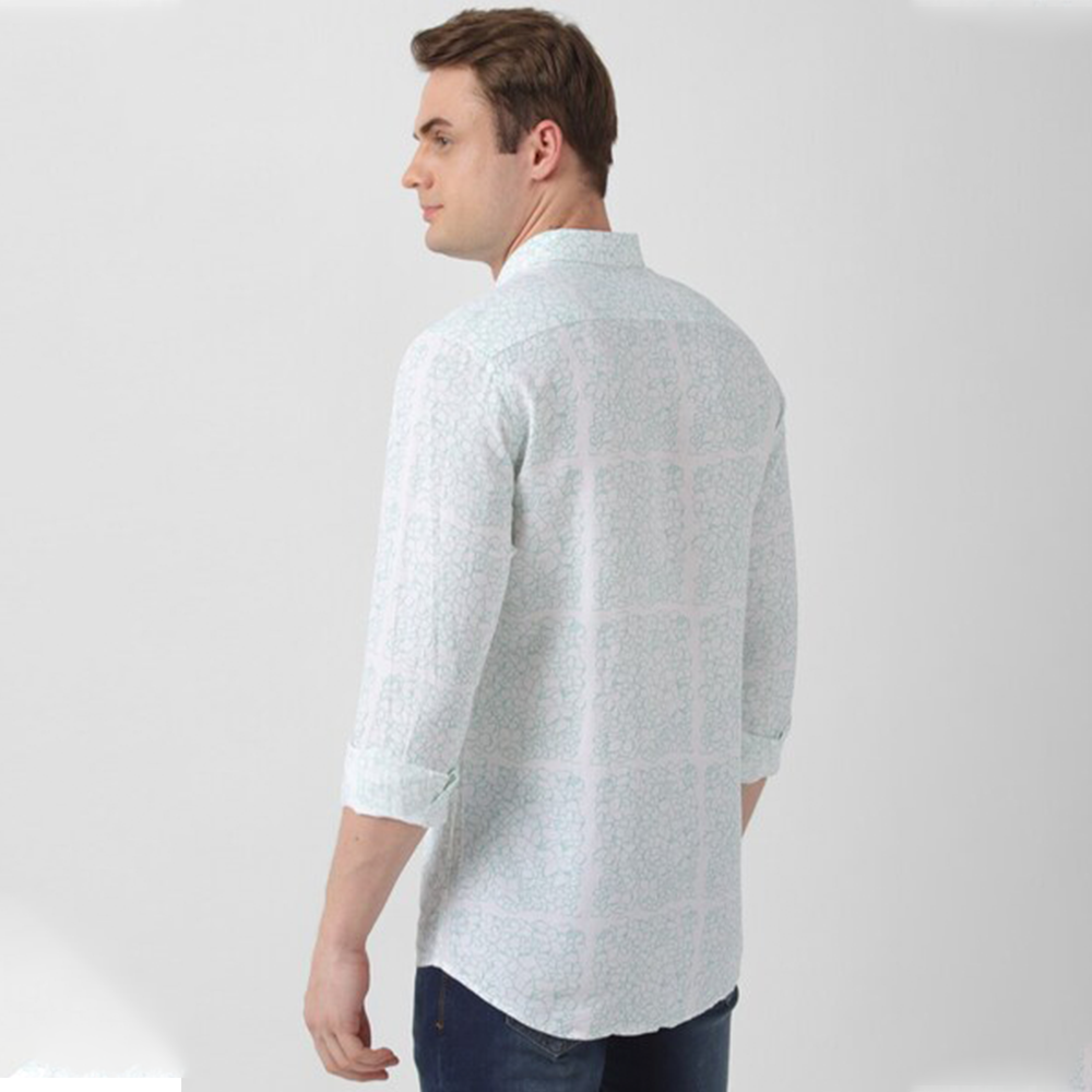 PETER ENGLAND FULLSHIRT(Light Green)