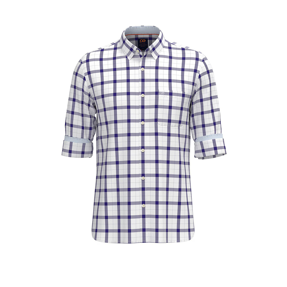 PETER ENGLAND FULLSHIRT(Medium Blue)