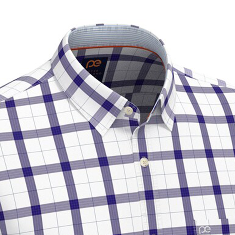 PETER ENGLAND FULLSHIRT(Medium Blue)
