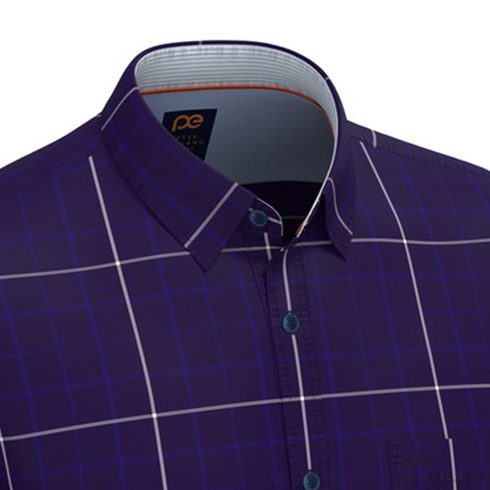 PETER ENGLAND FULLSHIRT(Navy)