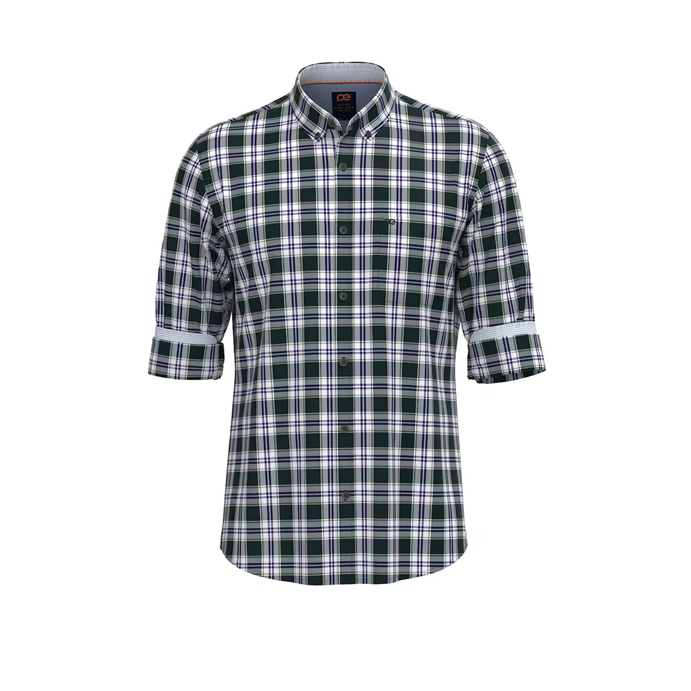 PETER ENGLAND FULLSHIRT(Green)