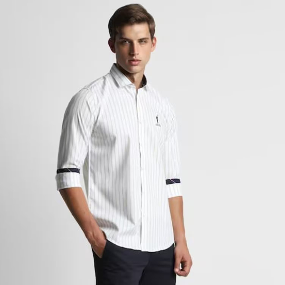 PETER ENGLAND FULLSHIRT(Light Green)