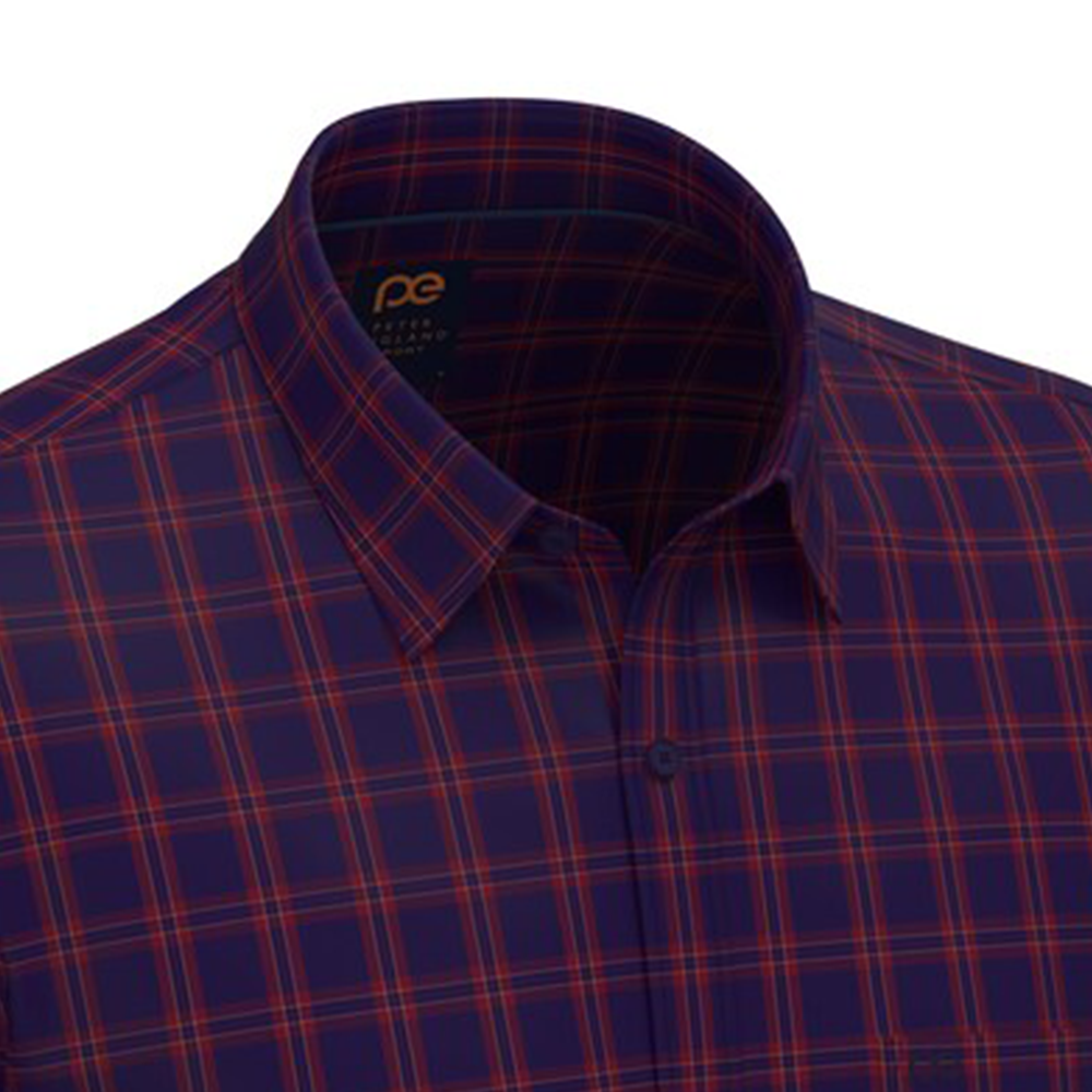 PETER ENGLAND FULLSHIRT(Navy)