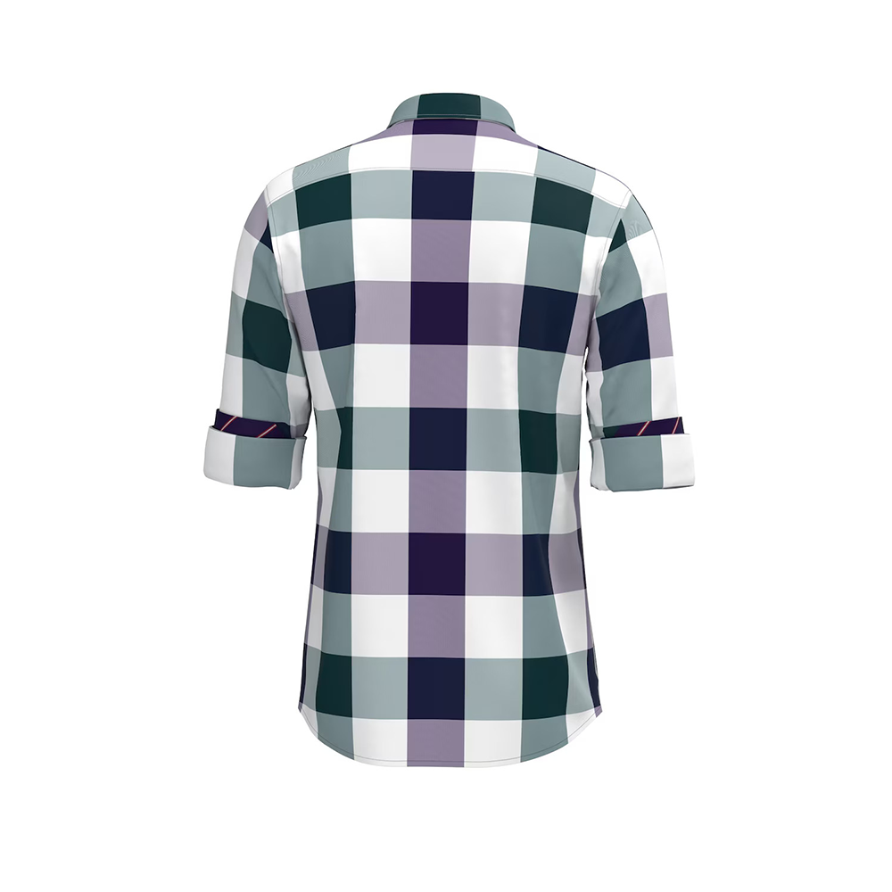 PETER ENGLAND FULLSHIRT(Teal)