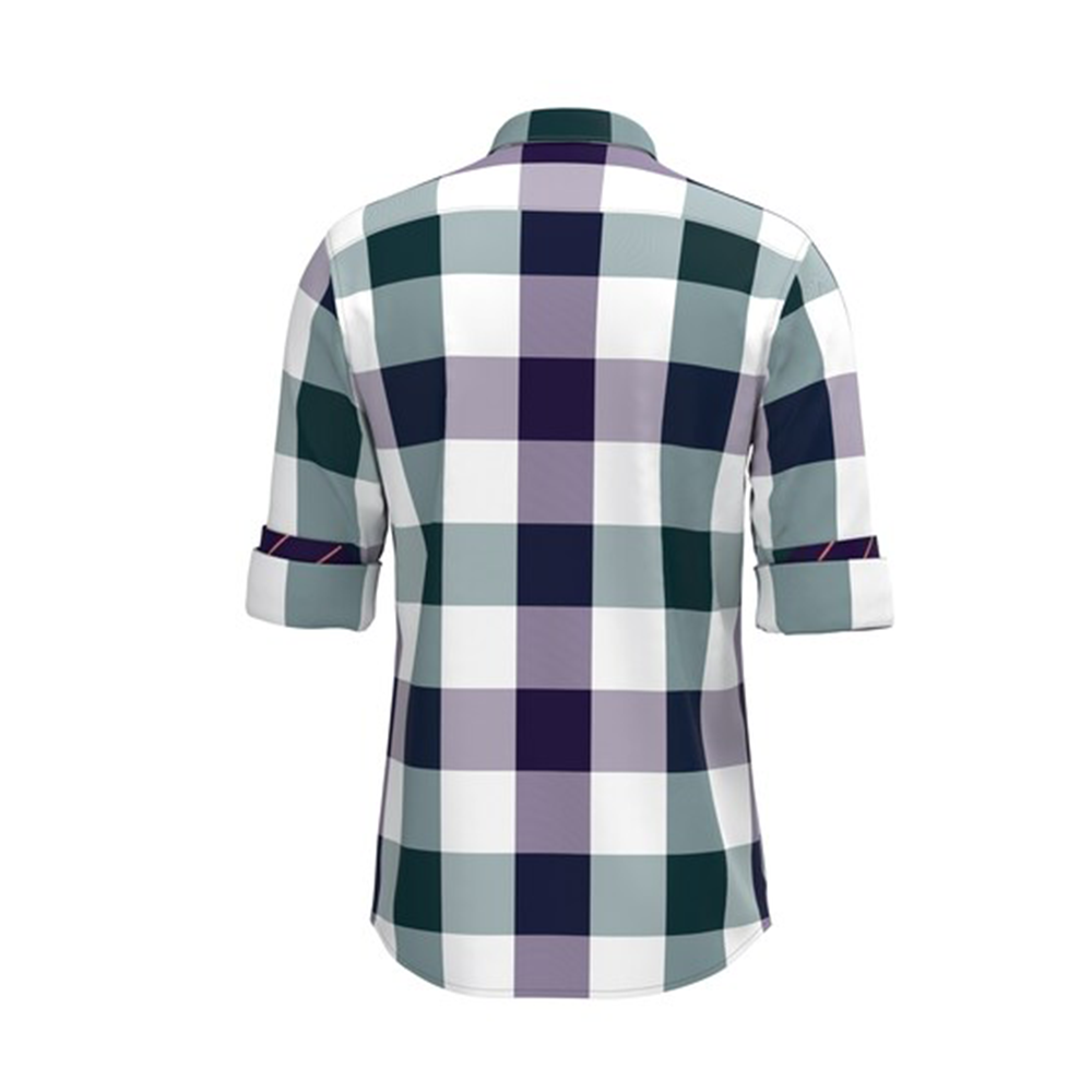 PETER ENGLAND FULLSHIRT(Teal)