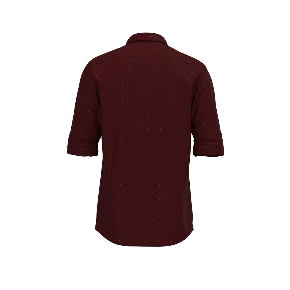 PETER ENGLAND FULLSHIRT(Maroon)
