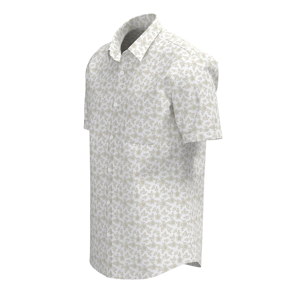 PETER ENGLAND PRINTED SHIRT(White)