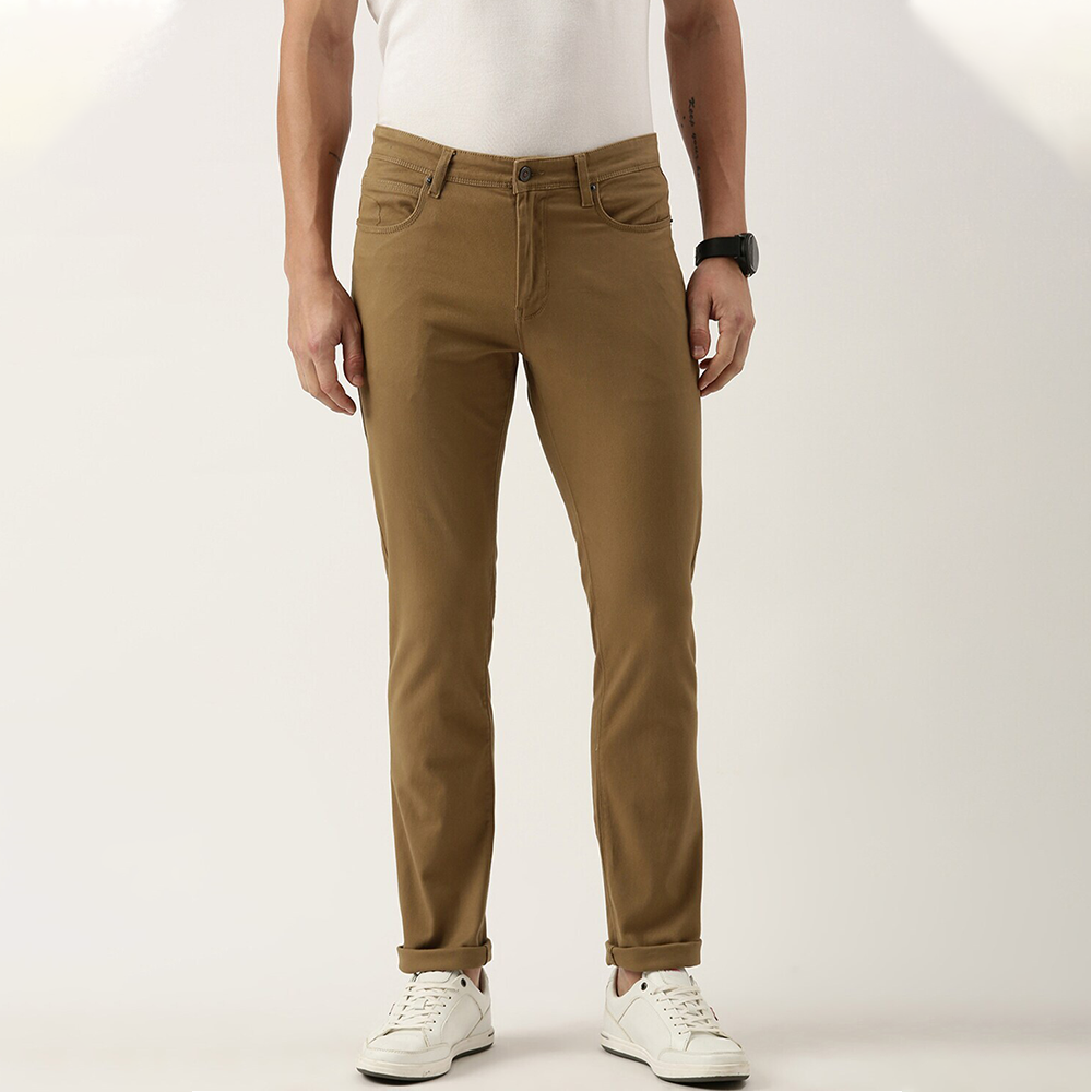 PETER ENGLAND PANT(Light Khaki)