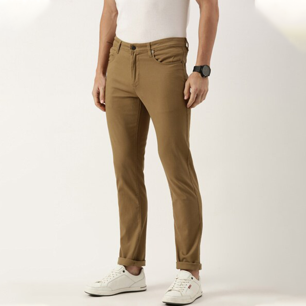 PETER ENGLAND PANT(Light Khaki)