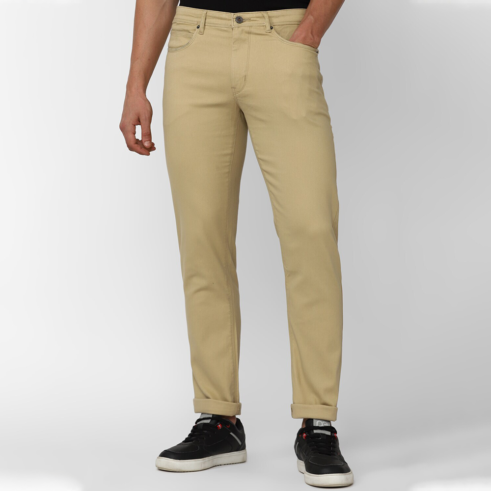 PETER ENGLAND PANT(Light Khaki)