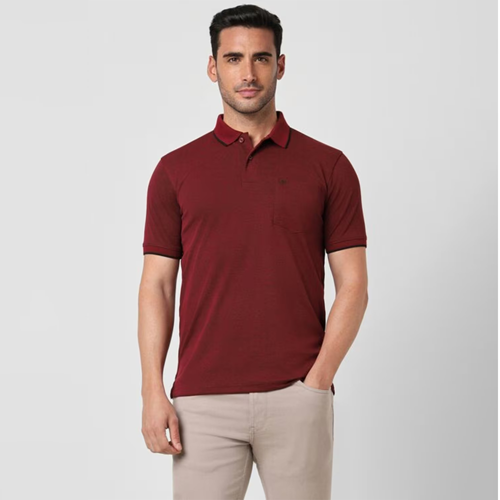 PETER ENGLAND T-SHIRT(Maroon)