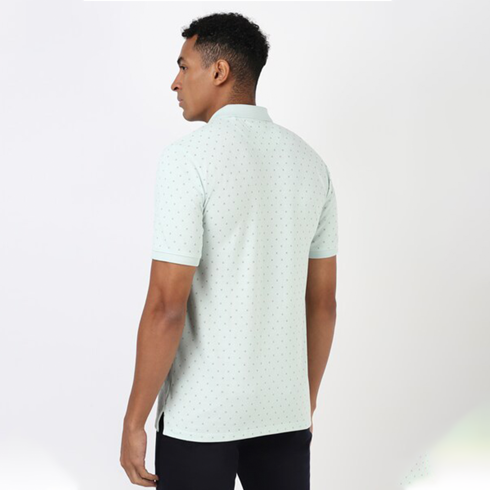 PETER ENGLAND PREINTED T-SHIRT(Aqua)
