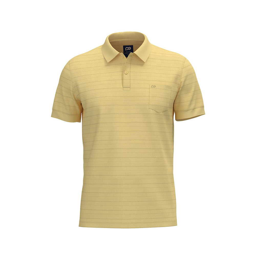 PETER ENGLAND PREINTED T-SHIRT( Light Yellow)
