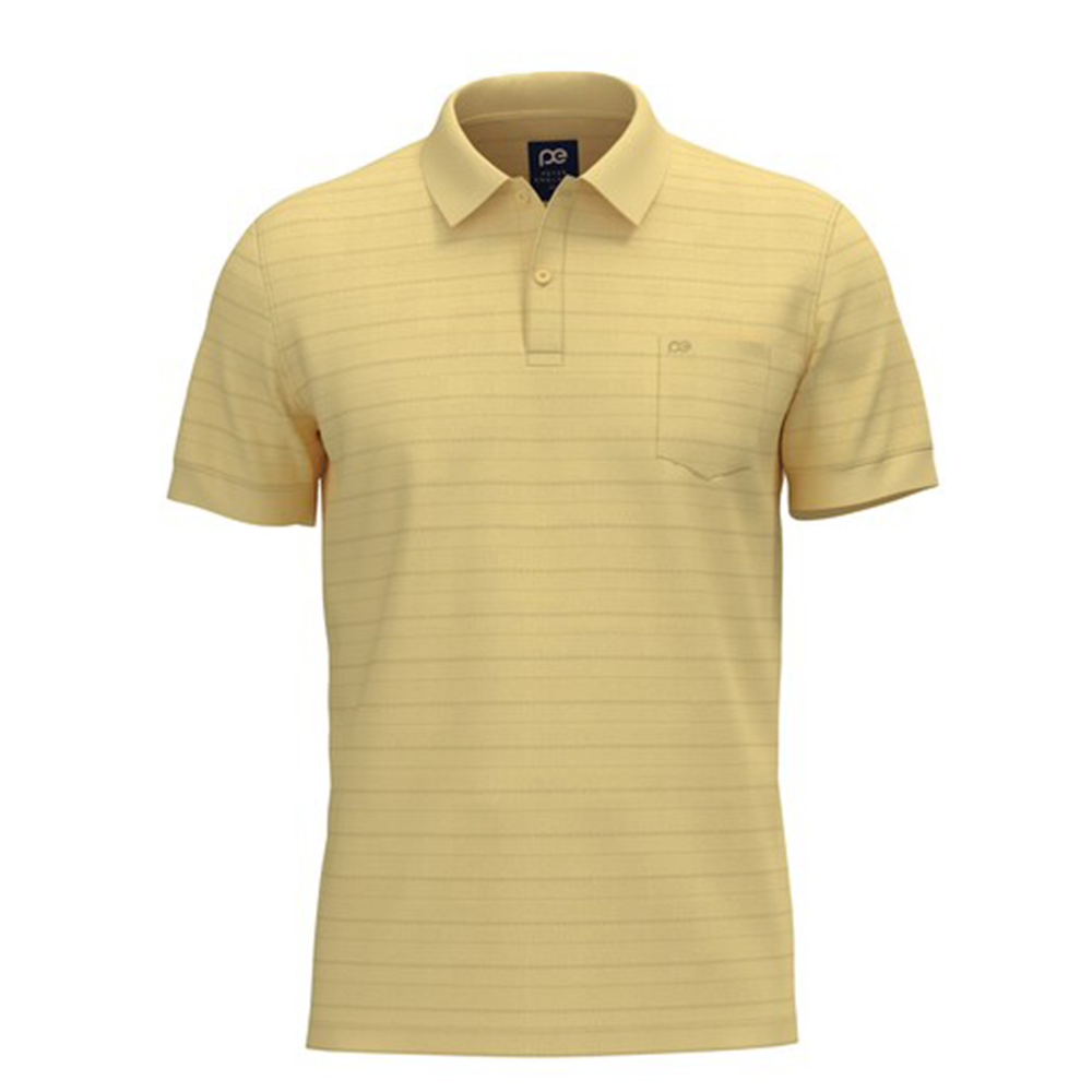 PETER ENGLAND PREINTED T-SHIRT( Light Yellow)