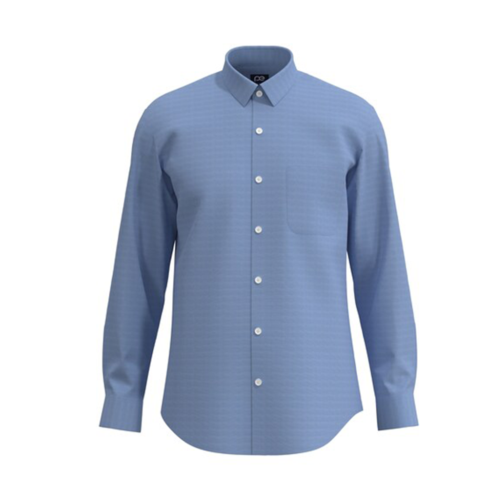 PETER ENGLAND PREINTED SHIRT( Light Blue)