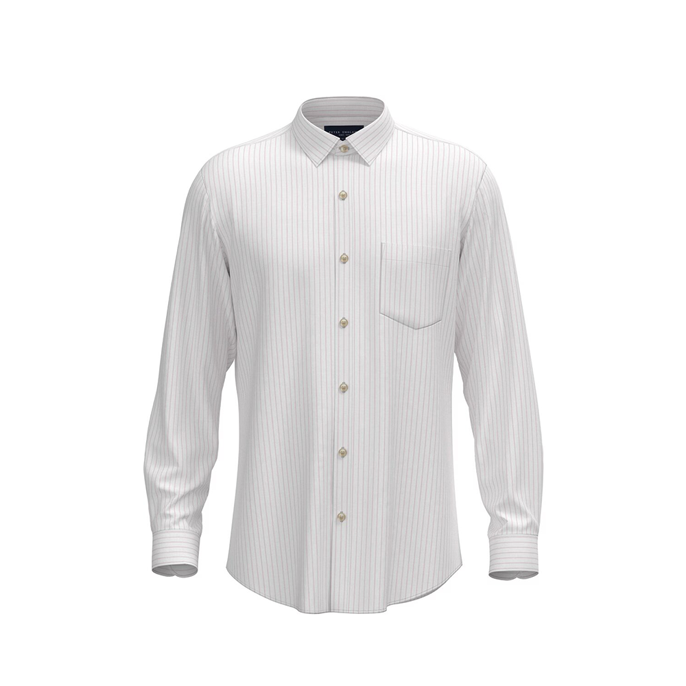 PETER ENGLAND PREINTED SHIRT( White)