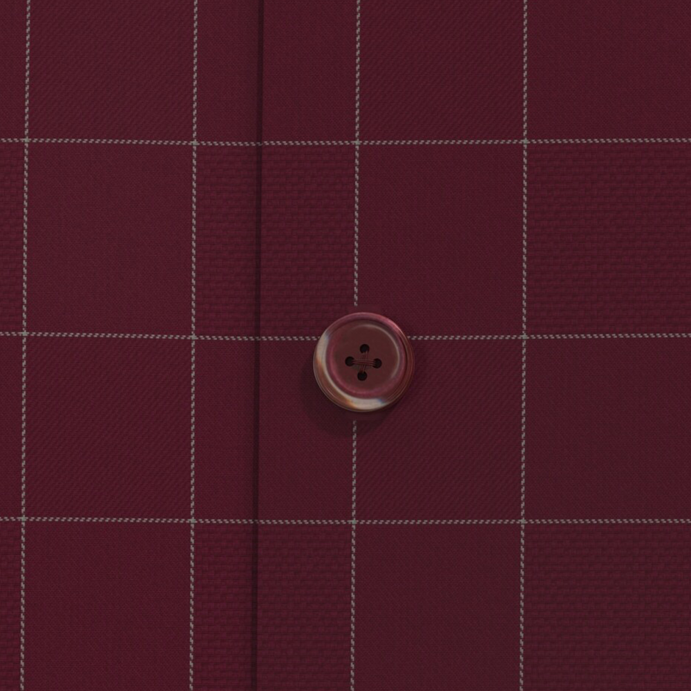PETER ENGLAND PREINTED SHIRT(Maroon)