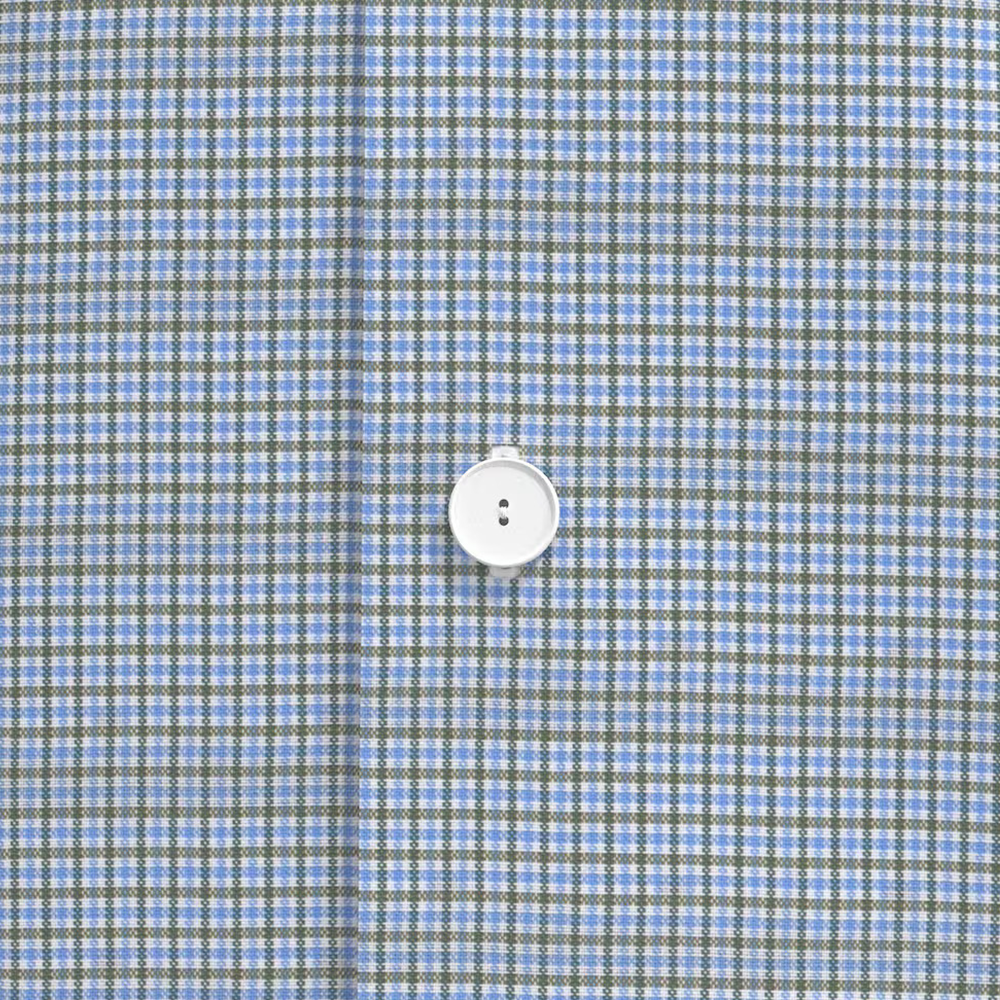 PETER ENGLAND PREINTED SHIRT( Medium Blue)