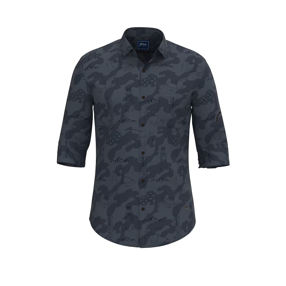PETER ENGLAND SHIRT(Medium Blue)