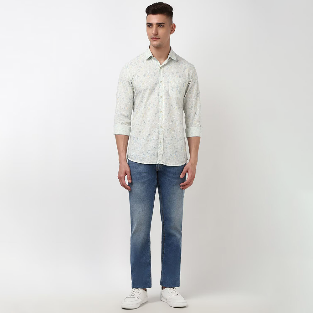 PETER ENGLAND SHIRT(Green)